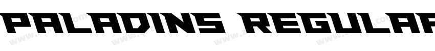 Paladins Regular字体转换